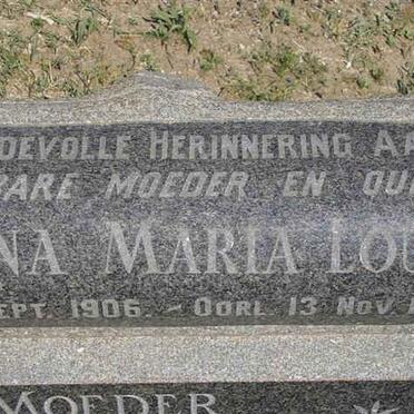 MARX Anna Maria Louisa 1906-1974