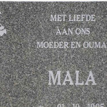 MERWE Mala, v.d. 1905-2001