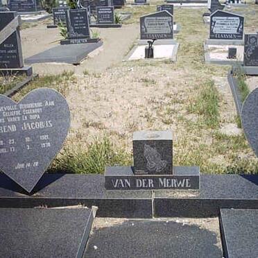 MERWE Barend Jacobus, van der 1921-1978 &amp; Heila M.