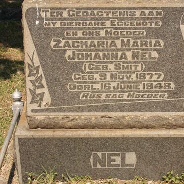 NEL Zacharia Maria Johanna nee SMIT 1877-1948