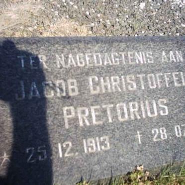 PRETORIUS Jacobus Petrus Johannes 1892-1966 &amp; Cornelia Elizabeth SMIT 1895-1970 :: PRETORIUS Jacob Christoffel 1913-1988  