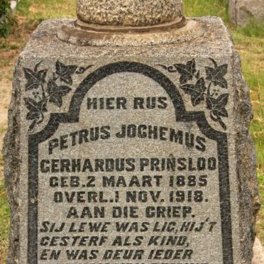 PRINSLOO Petrus Jochemus Gerhardus 1885-1918