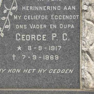 PRETORIUS George P.C. 1917-1969