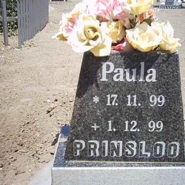 PRINSLOO Paula 1999-1999