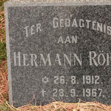 RÖHM Herman 1912-1967