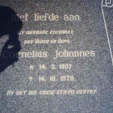 ROOYEN Cornelius Johannes, van 1907-1978
