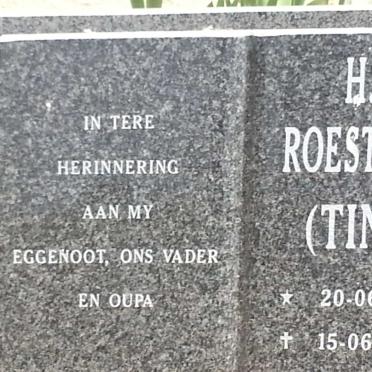 ROESTORFF H.W. 1942-2007