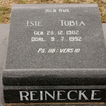 REINECKE Isie Tobia 1902-1992
