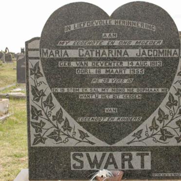 SWART Maria Catharina Jacomina nee VAN DEVENTER 1913-1955