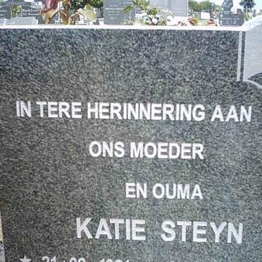 STEYN Katie