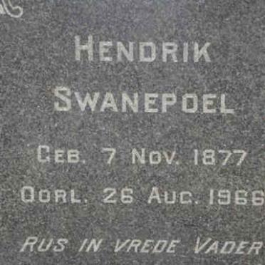 SWANEPOEL Hendrik 1877-1966