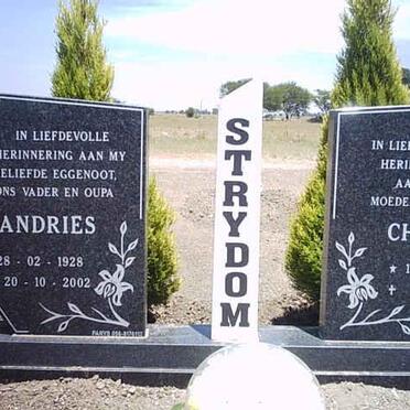 STRYDOM Andries 1928-2002 &amp; Christa 1930-