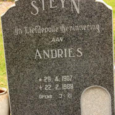 STEYN Andries 1907-1988