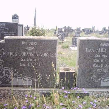 VORSTER Petrus Johannes 1875-1969 &amp; Dina Alida VAN WYK 1877-1963