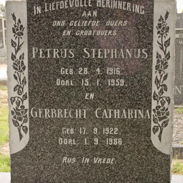 VILJOEN Petrus Stephanus 1916-1959 &amp; Gerbrecht Catharina later DE WET nee SWANEPOEL 1922-1986