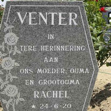 VENTER Rachel 1920-1995