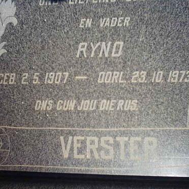 VERSTER Ryno 1907-1973