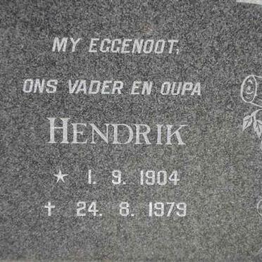 VILJOEN Hendrik 1904-1979