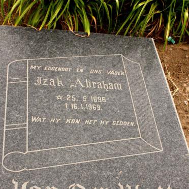 WALT Izak Abraham, van der 1896-1969