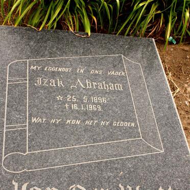 WALT Izak Abraham, van der 1896-1969