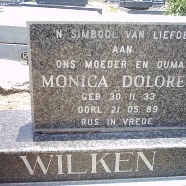 WILKEN Monica Dolores 1933-1989
