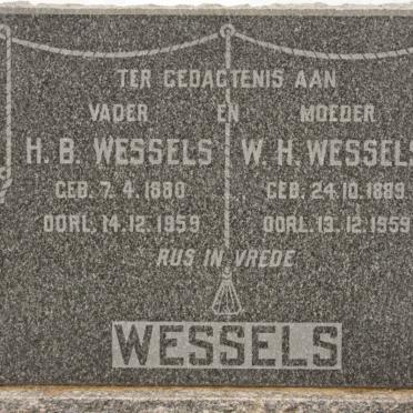 WESSELS H.B. 1880-1959 &amp; W.H. 1889-1959
