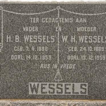WESSELS H.B. 1880-1959 &amp; W.H. 1889-1959