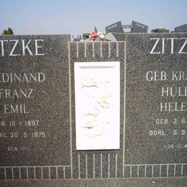 ZITZKE Ferdinand Franz Emil 1897-1975 &amp; Hulda Helene KRAUSE 1900-1984