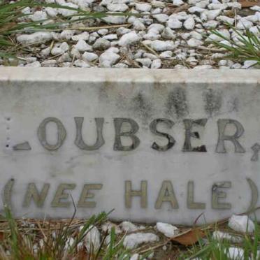 LOUBSER ? nee HALE -1940