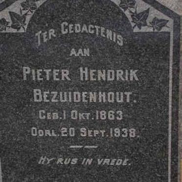 BEZUIDENHOUT Pieter Hendrik 1863-1938