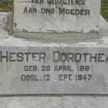 LOURENS Hester Dorothea 1884-1947