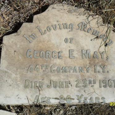 MAY George E. -1901
