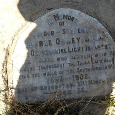 OLNEY George 1899-1902