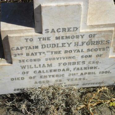 FORBES Dudley H. -1901