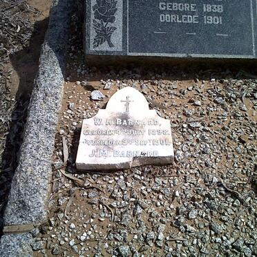 BARNARD W.H. 1898-1901 :: BARNARD J.M.
