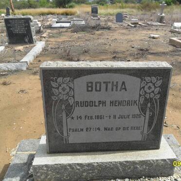 BOTHA Rudolph Hendrik 1861-1926