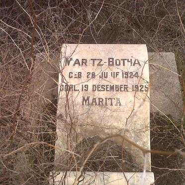 BOTHA Marita, MARITZ 1924-1925