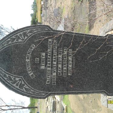 BARRACLOUGH Alfred 1889-1925