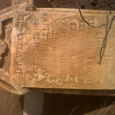 ERASMUS Johannes Tobias 1897-