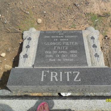 FRITZ George Pieter 1880-1931