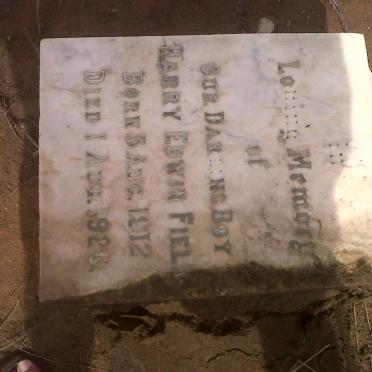 FIELD Harry Edwin 1912-1926