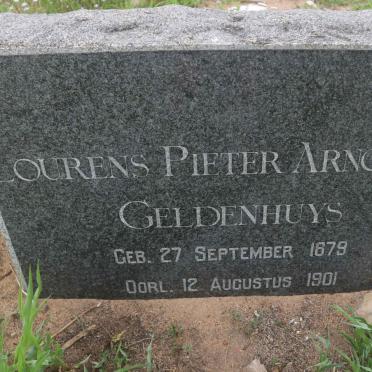 GELDENHUYS Lourens Pieter Arnoldus 1879-1901