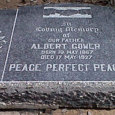 GOWER Albert 1867-1927