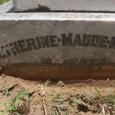 HARVEY Catherine Maude Marian -1909