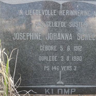 KLOMP Josephine Johanna Schellink 1912-1980