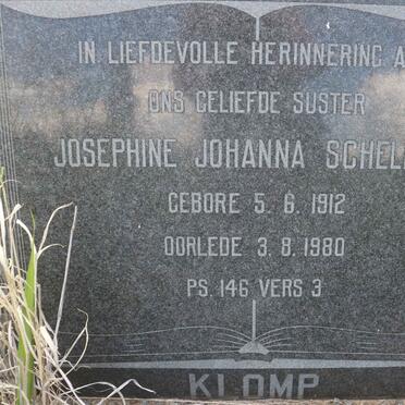 KLOMP Josephine Johanna Schellink 1912-1980