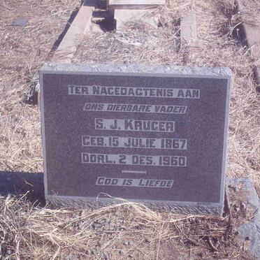 KRUGER S.J. 1867-1960