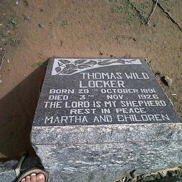 LOCKER Thomas Wild 1891-1926