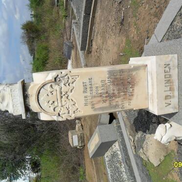 LINDEN Wynand Hendrikus, v.d. 1916-1931