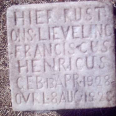 LINDEN Franciscus Henricus, v.d. 1928-1928